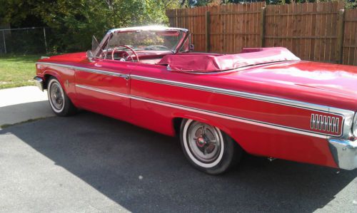 1963 ford galaxie 500 convertible 2dr 6.4l