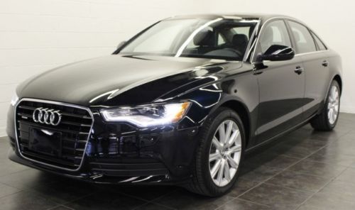 2013 audi a6 2.0 turbocharged premium plus awd nav rear cam heated leather