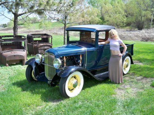 1931 ford model a pickup hotrod ratrod streetrod classic