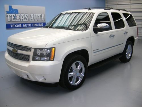 We finance!!!  2011 chevrolet tahoe ltz sunroof nav tv heated leather texas auto