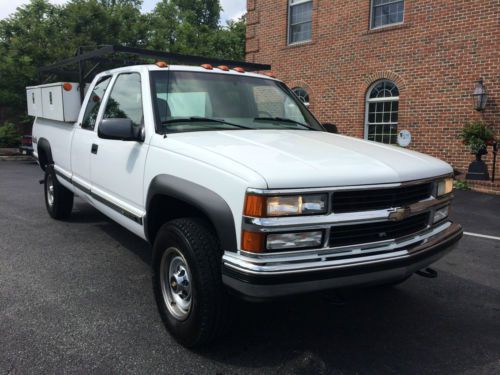 1998 chevrolet k2500 silverado 4x4, 5.7l, extended cab, clean