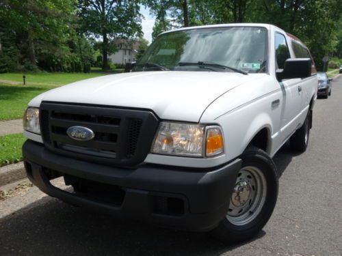 Ford ranger 2dr 2.3l 5-speed manual transmission bed cap autocheck  no reserve