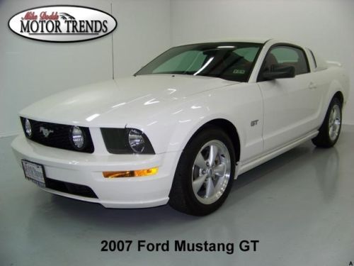 2007 ford mustang gt red leather heated seats shaker 500 audio dual exhaust 26k