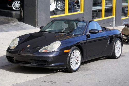 2004 porsche boxter s black on black  manual transmission