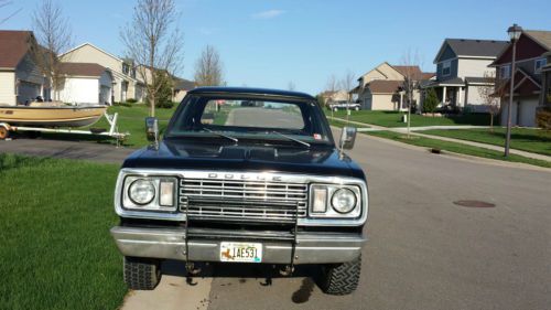 1978 dodge powerwagon ext cab 4x4 shortbox  rare, 38500 actual miles!!!