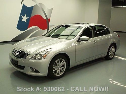 2012 infiniti g37 journey sedan sunroof rear cam 26k mi texas direct auto