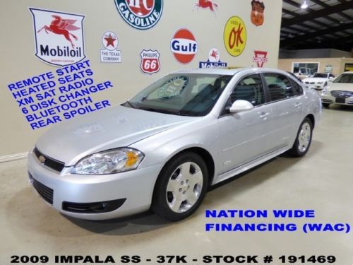 09 impala ss,remote start,sunroof,htd lth,bose,6disk cd,18in whls,37k,we finance