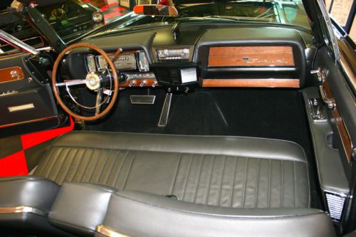 1962 Lincoln Continental Convertible Black on Black, image 7