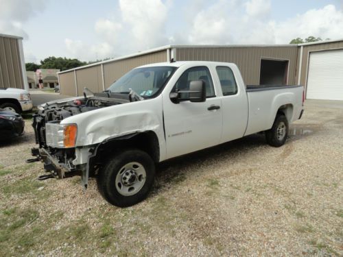 2008 gmc 2500hd wrecked damaged project 6.0 sierra silverado needs damage clean