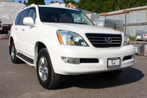 2008 lexus gx 470 navigation 50k miles pearl white