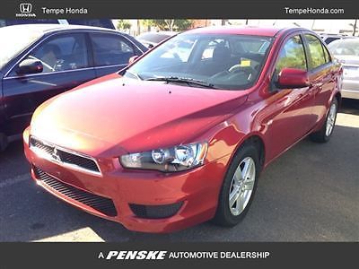 4dr sdn cvt es mitsubishi lancer es low miles sedan gasoline 2.0l l4 mpi dohc 16