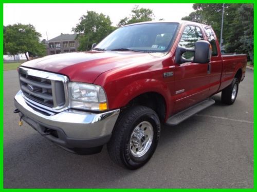 2003 ford f-250 xlt ext cab 4x4 diesel pickup clean carfax report no reserve