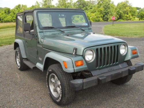 1999 jeep wrangler tj se soft top 5 speed air cond low miles 80+ pictures l@@k