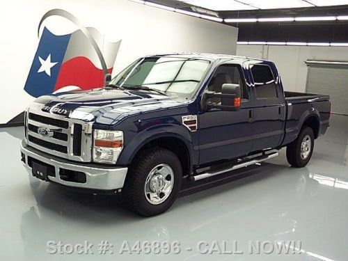 2008 ford f250 xlt crew diesel 6-pass tailgate step 37k texas direct auto