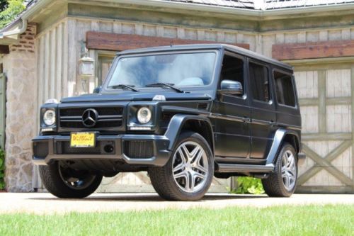 2013 mercedes benz g wagon g63  &#034;darth vader&#034; matte black amg beast! warranty