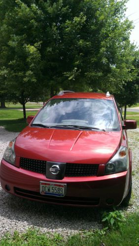 2004 nissan quest s mini passenger van 4-door 3.5l smoke &amp; pet free, very clean!