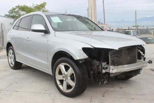 2011 audi q5 3.2 quattro premium damaged salvage loaded runs! s-line wont last!!