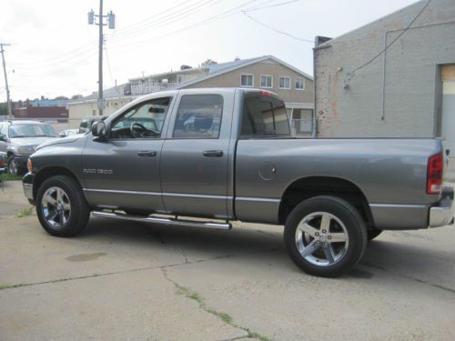 2005 dodge ram 1500 gray 4x4 crew cab 5.7 hemi bed liner original owner