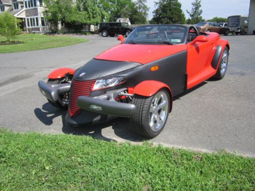 1999 plymouth prowler convertible 4480 miles leather interior, loaded