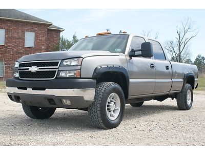 2006 chevrolet silverado 3500 crewcab lt turbo diesel 4x4, single wheel, lwb.