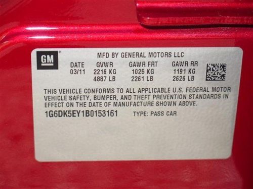 2011 Cadillac CTS Performance, US $28,992.00, image 7