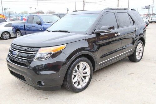 2011 ford explorer fwd 4dr limited nav rear cam one owner  we finance