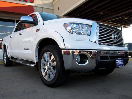 2012 toyota tundra crewmax limited platinum 4x4, navigation, leather, moonroof!