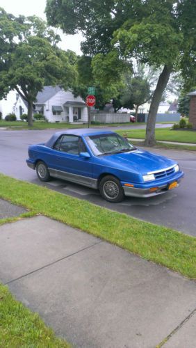 1993 dodge shadow es convertible 2-door 2.5l