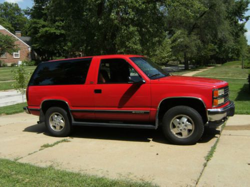 93 chevy blazer (tahoe) 2 door silverado