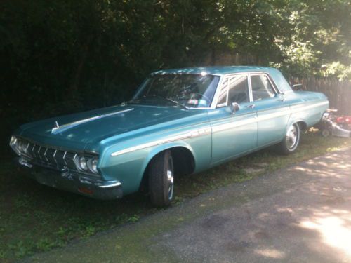 1964 plymouth fury base 3.7l