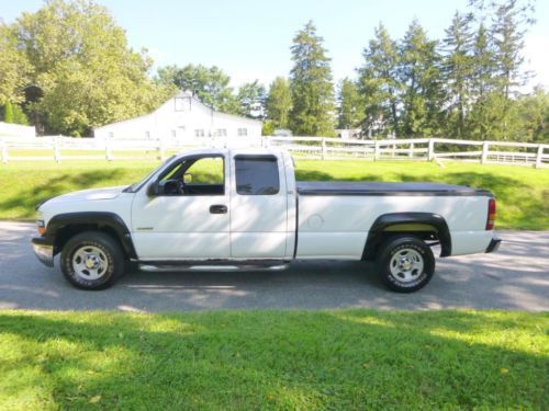 2001 chevrolet silverado 1500 extended cab 4x4 low miles no reserve