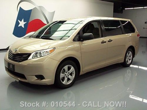 2012 toyota sienna 7-pass third row alloy wheels 75k mi texas direct auto