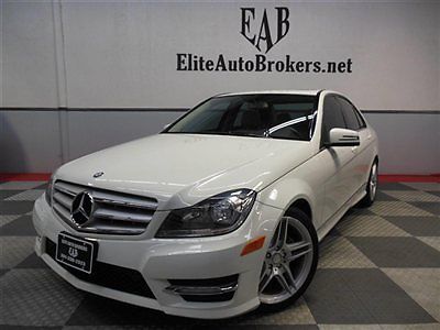 2012 c300 4matic 14k-amg wheels-sport pkg-navigation-rear camera-clean carfax