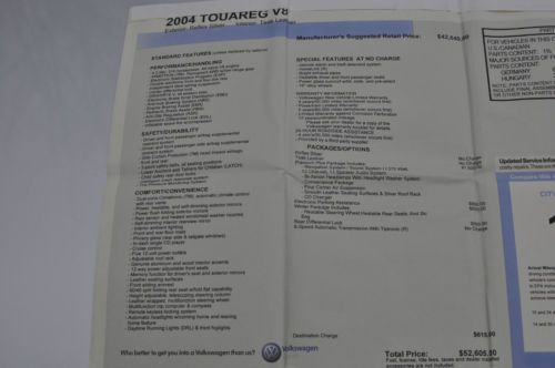 2004 Volkswagen Touareg V8 Sport Utility 4-Door 4.2L *Air Suspension*, image 21