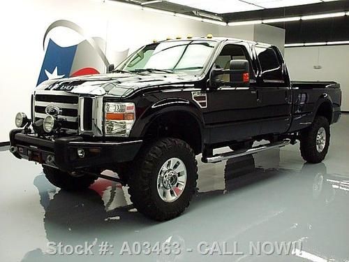 2010 ford f-350 lariat diesel crew 4x4 lift sunroof 39k texas direct auto