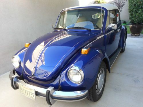 1973 volkswagen super beetle convertible- clean ca car!