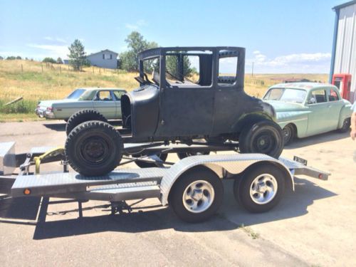 27 model t rat rod project on a model a frame. lots of parts...see description..