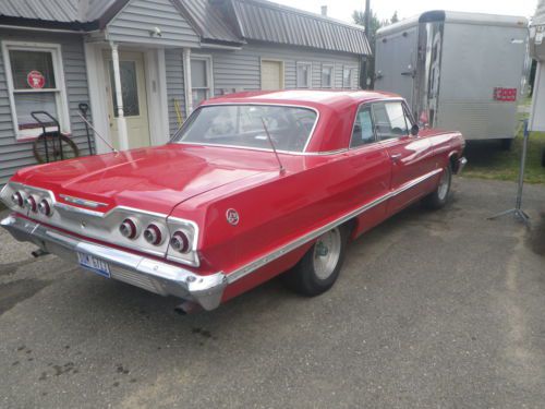 1963 chevrolet impala ss 327 all original engine with 4 speed manual