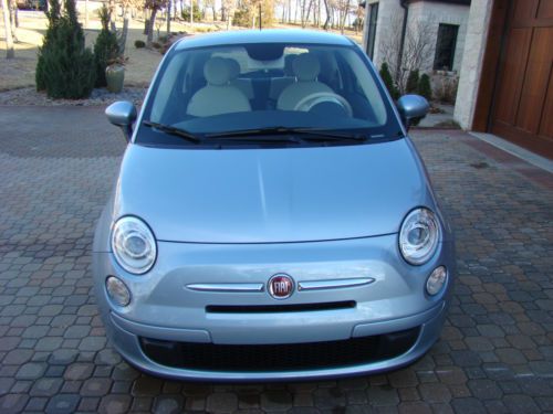 2013 Fiat 500 Pop Hatchback 2-Door 1.4L, AUTOMATIC with 865 Miles-Like New!, image 1