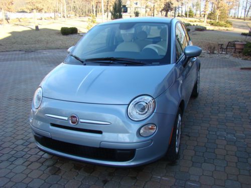 2013 Fiat 500 Pop Hatchback 2-Door 1.4L, AUTOMATIC with 865 Miles-Like New!, image 2