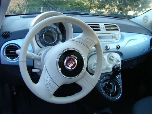 2013 Fiat 500 Pop Hatchback 2-Door 1.4L, AUTOMATIC with 865 Miles-Like New!, image 7