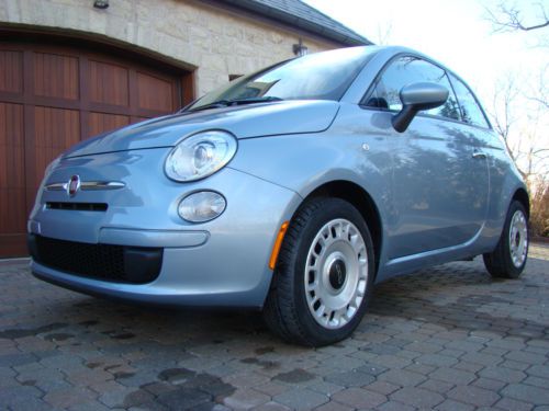 2013 Fiat 500 Pop Hatchback 2-Door 1.4L, AUTOMATIC with 865 Miles-Like New!, image 17