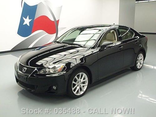 2011 lexus is250 awd auto vent leather sunroof nav 21k texas direct auto