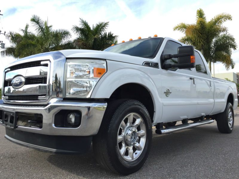 2011 ford f-350 lariat 4x4 crew cab longbed 6.7 turbo diesel