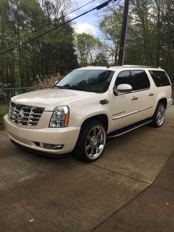 2009 cadillac escalade esv white diamond