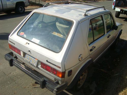 1982 volkswagen rabbit diesel 5 speed original miles