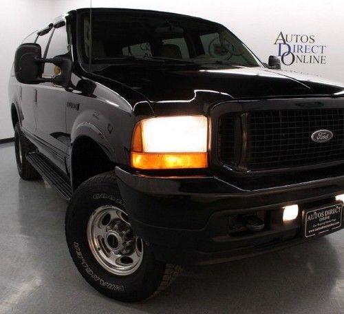 We finance 2003 ford excursion limited  4wd diesel cleancarfax 3rows cd rnngbrds