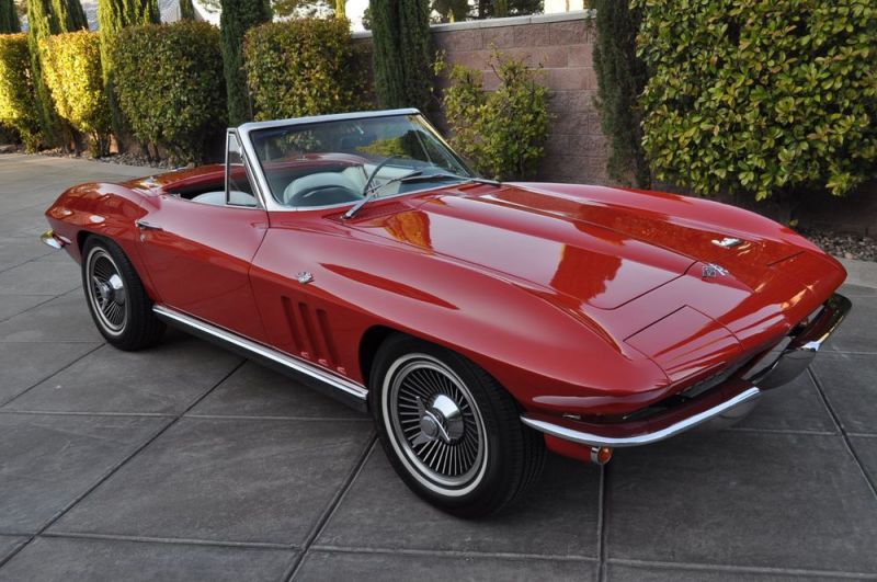 1966 chevrolet corvette whiteblack interior