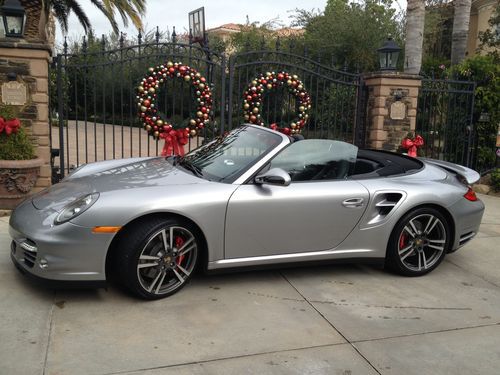 2010 porsche 911 turbo cabriolet certified pdk carbon fiber