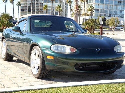 1999 mazda miata dark green black interior 90k miles mx5 automatic